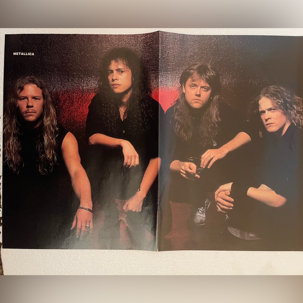 Metallica Band pinup - Black & Red Graphic